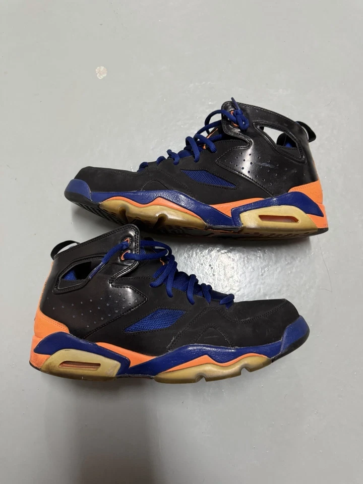 Nike Air Jordan Flight Club 91 Zapatos Negro Naranja Azul 555475-046 Para hombres Talla 11 Foto 1 de 4