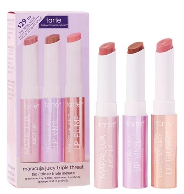 NIB Tarte Mini Maracuja Juicy triple threat trio - Image 1 of 4