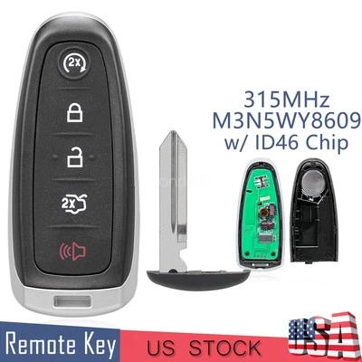 5 Button Remote Control Car Key Fob for Lincoln MKX 2011-2015 MKS MKT 2013-2016 - Image 1 of 4