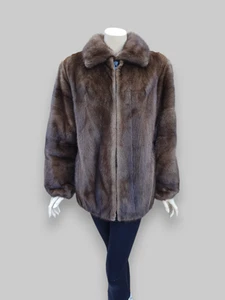 Unisex Lunaraine Mink Zip Jacket -Large - Picture 1 of 8