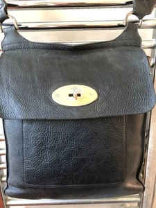 Mulberry Large Anthony Black Messenger Bag VGC - Picture 1 of 5