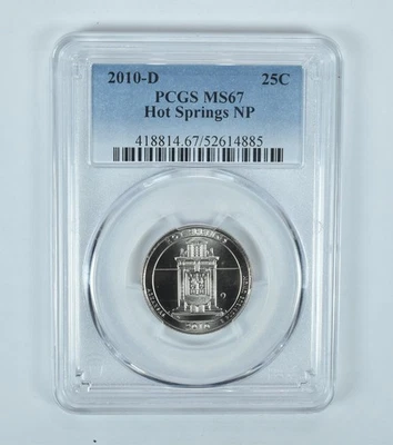 2010-D Washington Quarter ATB Hot Springs MS67 PCGS - Image 1 of 4