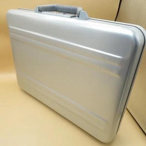 Zero Halliburton Aluminum Attache Case Silver Dial Lock Business Bag - Picture 1 of 20