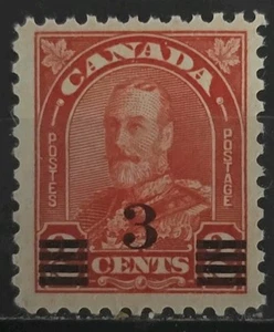 Canada Scott #191 KGV "Arch" Definitive 1932 Scarlet 3c On 2c Die 2 MNH - Picture 1 of 1