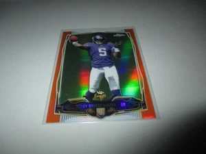 Teddy Bridgewater 2014 Topps Chrome Orange Refractor RC #173 - Picture 1 of 1