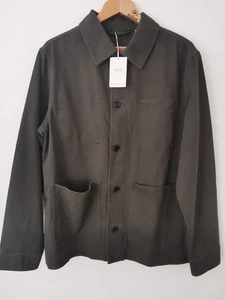 BNWT M&S Charcoal Twill Chore Utility Jacket Size XL * NEW - Picture 1 of 12