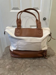 Graf Lantz Tasche Reisetasche Canvas Leder Schulter Damen " - Bild 1 von 8