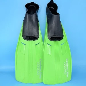 Dolfino Comfort Flex Flippers Fins Swimming Diving Snorkeling Sz 8-9 42-43 Italy - Picture 1 of 5