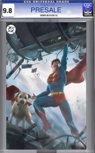 ACTION COMICS NEW 52 #1 CGC 9.8 TIAGO DA SILVA KRYPTO VIRGIN LE 500 - Picture 1 of 4