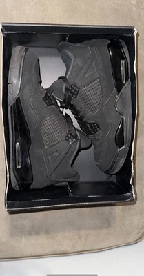 Размер 10 - Jordan 4 ретро средний черный кот - Изображение 1 из 4