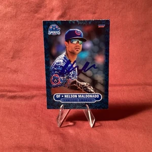 Rare 2021 Tennessee Smokies Team Set #20 Nelson Maldonado Hard Auto - Picture 1 of 3