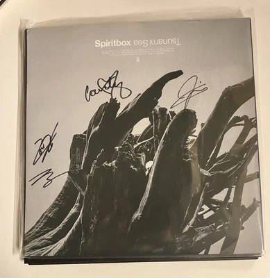 Spiritbox - Tsunami Sea Signed Alt J Card 12” Black Vinyl Signed Autographed - Image 1 of 3