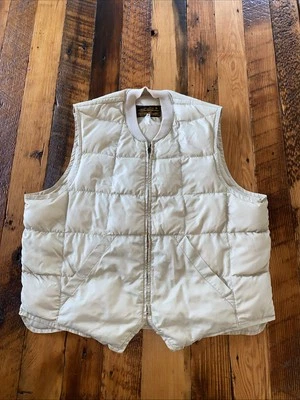 Chaleco Skyliner Eddie Bauer Down Vintage Años 60 70 Talla L Crema Foto 1 de 4