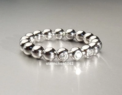 Bellissimo anello * argento 925 * zirconi - Immagine 1 di 4