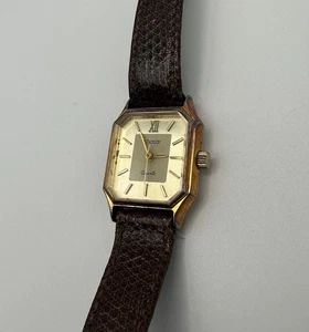 Vintage Ladies Phasar Analog Watch Stainless Steel Square New Battery Quartz - Picture 1 of 10