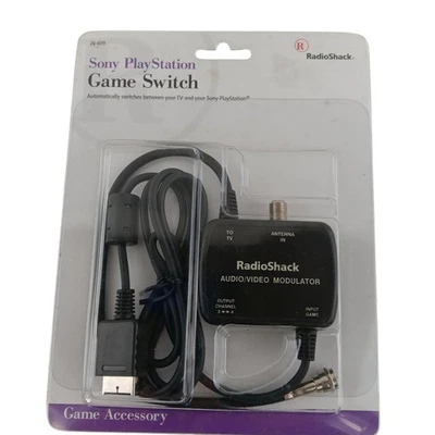 RadioShack Sony PlayStation PS1 Game Switch RF Audio Video Modulator 26-609 - Image 1 of 4