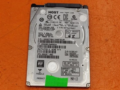 ⭐️⭐️⭐️⭐️⭐️ HDD Hard Drive SATA Laptop 2.5" HGST HTS545032A7E380 320GB - Image 1 of 2