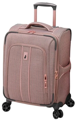 Newcastle Softside Expandable Spinner Luggage, Rose Charcoal Herringbone, Car... - Image 1 of 4