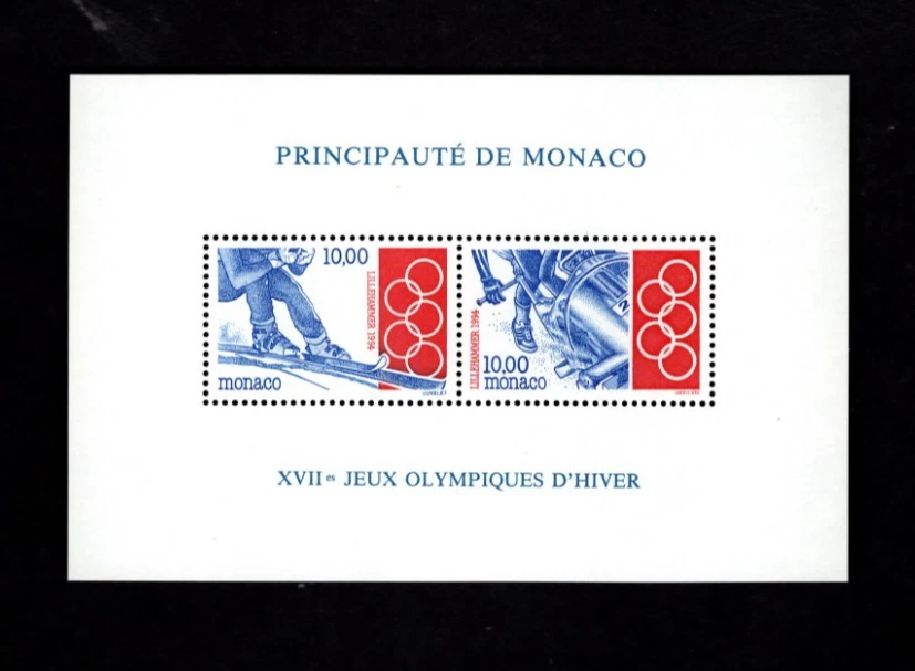 Hoja de recuerdo Monaco sc#1899 (1994) MNH Foto 1 de 1