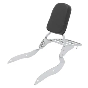 Portaequipajes Sissy Bar con respaldo para Yamaha Road Star XV1700 PCM Warrior Midnight - Imagen 1 de 8