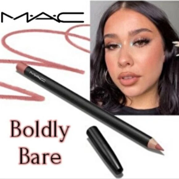 MAC Lip Pencil in BOLDLY BARE Shade Full Size 0.05 oz NIB Lip Liner - Image 1 of 1