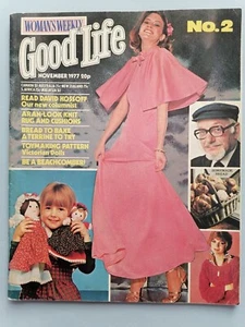 Vintage WOMAN'S WEEKLY GOOD LIFE Magazine, Issue 2, 1977, Inc.Jean Greenhowe Toy - Picture 1 of 4