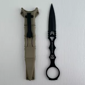 Benchmade SOCP*Dagger 176BKSN-440C Steel Fixed Blade/Coated Finish/Sand Sheath - Picture 1 of 8