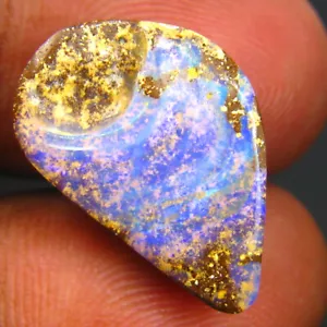 7.97 ct Astonishing Fancy (18 x 12 mm) Multi Australian Koroit Boulder Opal - Picture 1 of 2