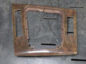 99-06 BMW E46 3-SERIES SEDAN SHIFTER BEZEL SURROUND WOOD GRAIN TRIM 8209456 - Picture 1 of 6