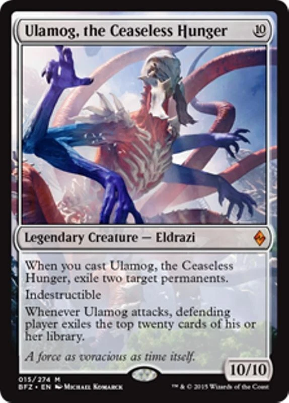 ULAMOG, THE CEASELESS HUNGER Battle for Zendikar MTG Creature ? Eldrazi Mythic - Image 1 of 1