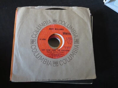 ANDY WILLIAMS – Love Theme  "The Godfather" Unplayed Old Stock - Image 1 of 2