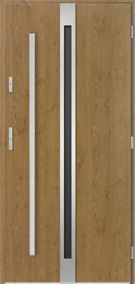 Modern Front Entry Door, Choice of Sizes & Colours, Globarro PS LE1, Metal - Image 1 of 4