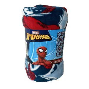 Marvel Spider Man Micro Raschel Super Soft Plush Throw Blanket 46in x 60in New - Picture 1 of 8