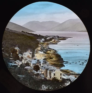 ARDBEG & LOCH STRIVEN SCOTLAND C1890 VICTORIAN PHOTO Magic Lantern Slide - Bild 1 von 3
