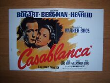 Plakat filmowy / plakat - Casablanca - A4 - Humphrey Bogart Ingrid Bergman