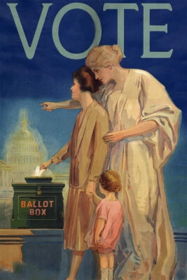 Cartel de pared de arte de la Liga de Mujeres Votantes - PÓSTER 20x30 Foto 1 de 4