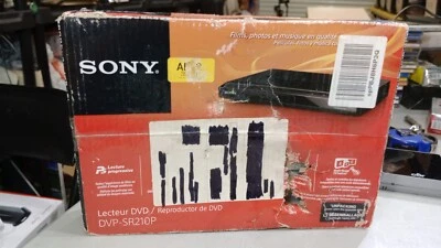 Sony Progressive Scan CD and DVD Player DVP-SR210P(BOX DAMAGE) - Image 1 of 4