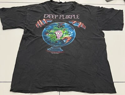 Vintage Deep Purple Slaves and Masters 1990 T-Shirt - Image 1 of 3