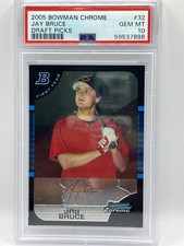 Jay Bruce 2005 Bowman Chrome Draft Picks #BDP32 Rookie PSA 10 Cincinnati Reds