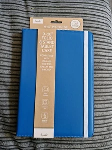 Trendz 9-10" Folio & Stand Tablet Cover for Samsung Galaxy Tabs & iPad Air Pro - Picture 1 of 4