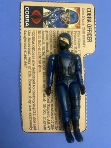 Oficial Cobra De Colección Hasbro GI Joe ARAH 1982 V1 con Tarjeta de Archivo ¡Bonito! - Imagen 1 de 5