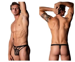 Male Power 416-291 Love Star Tanga mit Ring Farbe schwarz - Bild 1 von 9