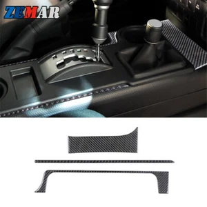 Carbon Fiber Interior Gear Shift Cover Trim Strip For Toyota FJ Cruiser 2007-14 - Imagen 1 de 11