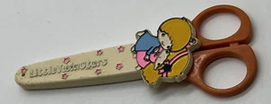 Forbici e fodero vintage amichevoli Little Twin Stars 1976 Sanrio Kiki & Lala - Foto 1 di 9