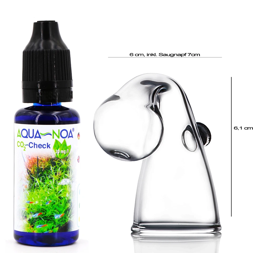 Aquarium - CO2 Dauertest DropChecker inkl. Testflüssigkeit Pipette und Anleitung - Bild 1 von 1