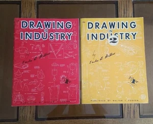 Drawing in Industry 1 & 2, #103 #104 Emile B. Willis, Pub. by Walter T. Foster - Imagen 1 de 8