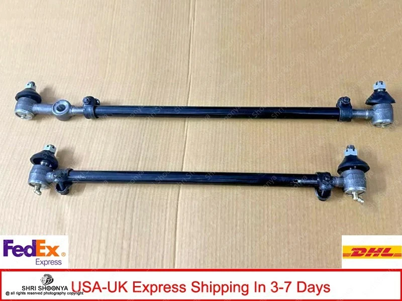 Juego de tubos de varilla de amarre izquierda+derecha para Willys Jeep 46-71 CJ-2A, 3A, 3B, CJ5, FC-150 Foto 1 de 4