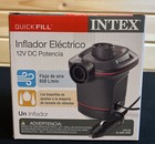 Intex Quick Fill DC Power 12 Volt Electric Air Pump Car Plug With 3 Nozzles CT