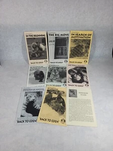 8 Chapter Booklets "Back To Eden" Dean Harrison Out Of Africa Wildlife Park RARE - Picture 1 of 7