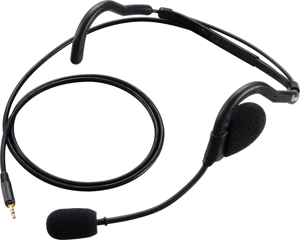 ICOM HS95 neck arm headset Small Size In-Ear Wired for ICMM7201 1000mm Cable NEW - Image 1 of 2
